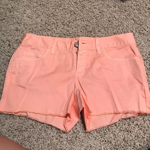 Loft orange shorts