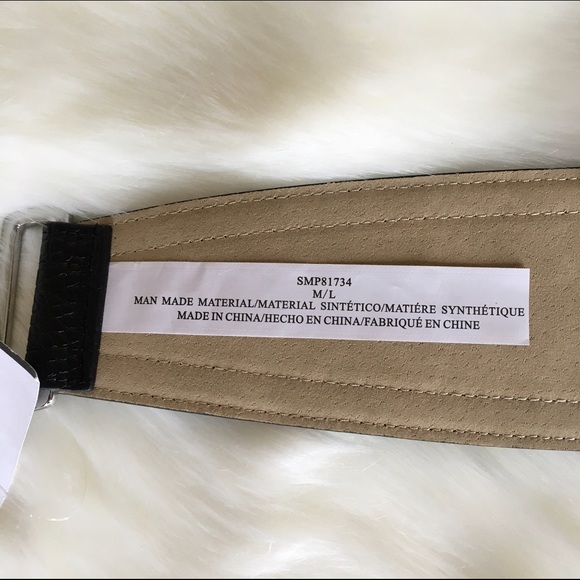 NWT Crocodile Cumerbund Belt - Picture 2 of 4