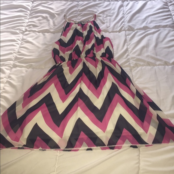 Swingy open back dress