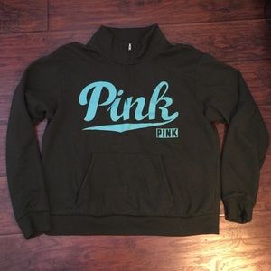 Oversized Pink Half Zip!