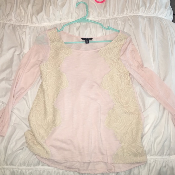 Light pink top