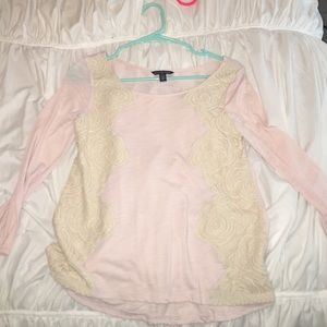 Light pink top