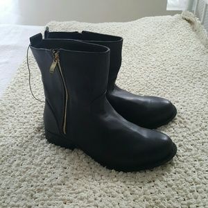 Boots with wide width and calf