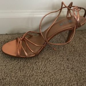 Rose gold heels