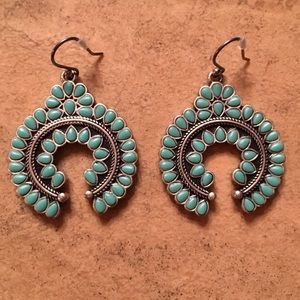 Lucky Brand Earrings faux turquoise