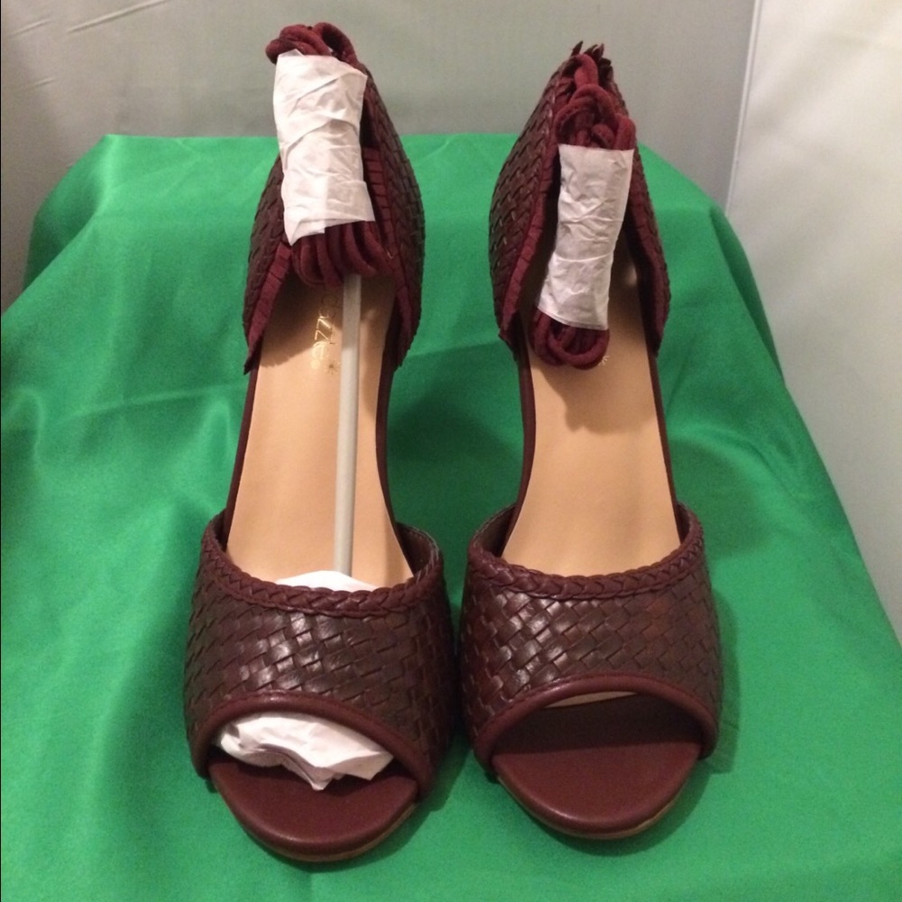 Dark Red Sandals - Picture 2 of 2