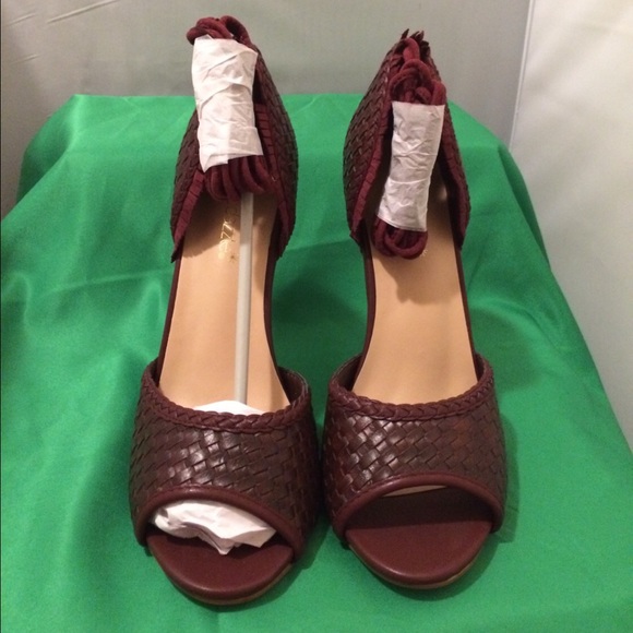 Dark Red Sandals - Picture 2 of 2