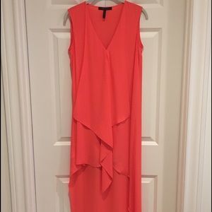 BCBG Orange Hilo Dress. XS. Like new.