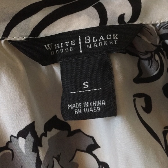 WH/BM silk blouse - Picture 2 of 2