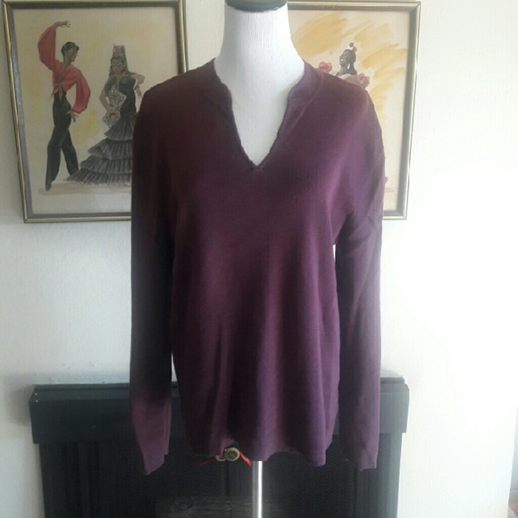 V-neck Long Sleeve Sweater