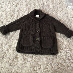 Baby button up sweater