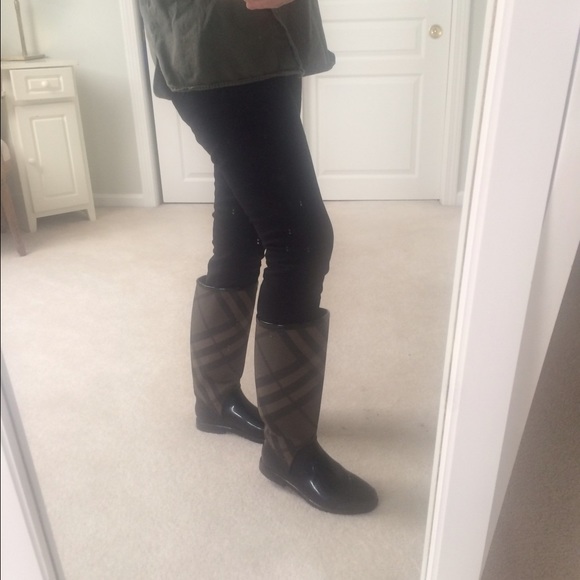 Burberry Rain Boots.