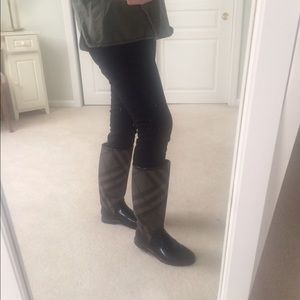 Burberry Rain Boots.