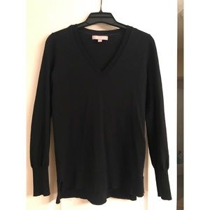 Banana Republic Black V neck Sweater