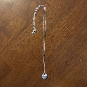 Sterling silver Tiffany heart on Tiffany chain