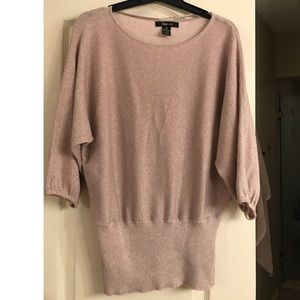 Style & Co Shimmer 3/4 Sleeved Top