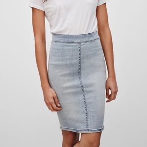 The Castings Denim Pencil Skirt