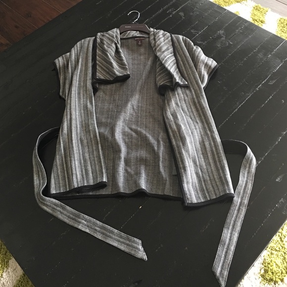Black and gray jacket/cardigan type clothing