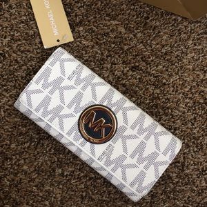 Michael Kors flap continental wallet