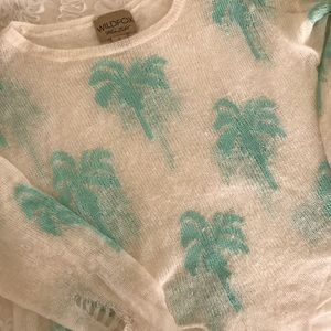 WILDFOX sold out palms Lennon sweater