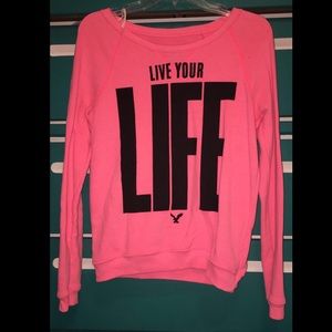 Pink American Eagle Sweater