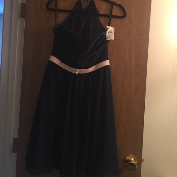 Alfred Angelo Navy Blue Dress 7264S - Picture 4 of 4