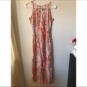 Orange Paisley Maxi Dress!!