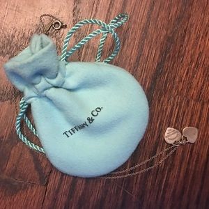AUTHENTIC Tiffany double heart necklace