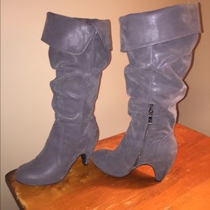 Coconuts Grey Suede Boots.