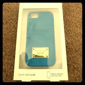 Michael Kors iPhone 5/5s Phone Case w/ card slots