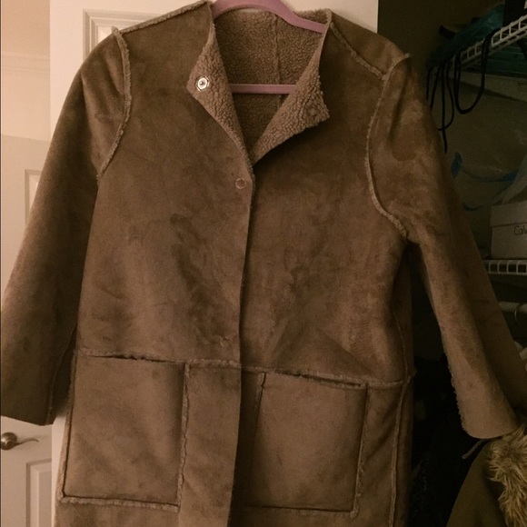 H&M Suede coat New with Tag