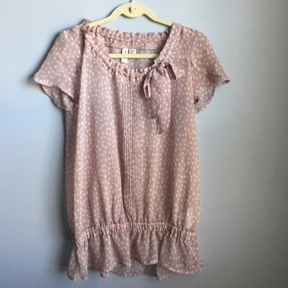 Esprit De Corp Sheer Blouse - Picture 1 of 3