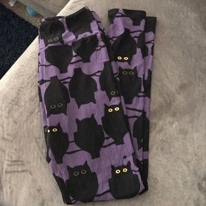 LulaRoe OS Owl Leggings