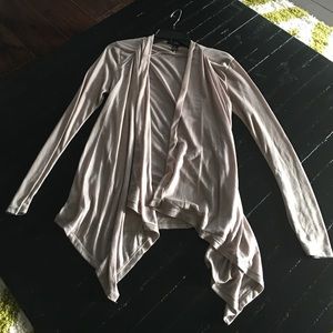 Tan long sleeve cardigan