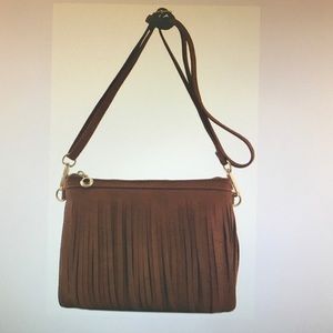 NWOT Fringe crossbody bag