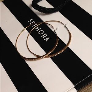 Michael Kors hoop earrings