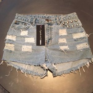 High waisted shorts