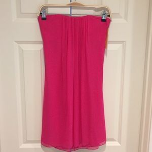 Alice + Olivia Strapless Fuchsia Dress Size 2