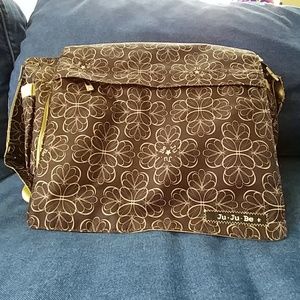 Black JuJuBe diaper bag, like new