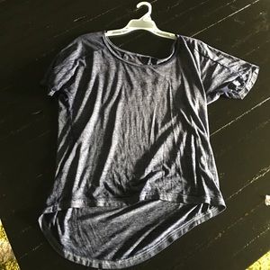 Blue short sleeve shirt