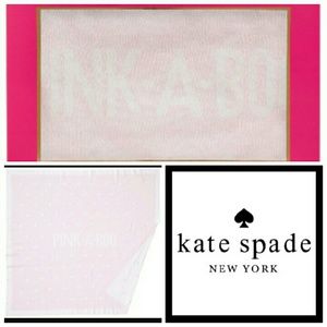 ♠New Kate Spade Baby Girl Blanket Pink-A-Boo