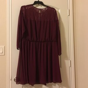 Size 22 Maroon Dress