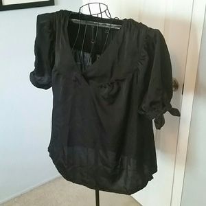 Black Apostrophe Blouse