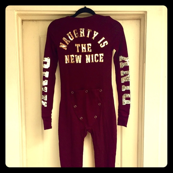Victoria's Secret Pink onsie pajamas