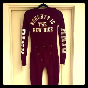 Victoria's Secret Pink onsie pajamas