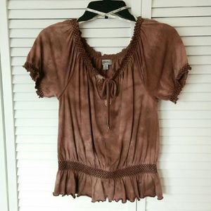 Guess peasant top