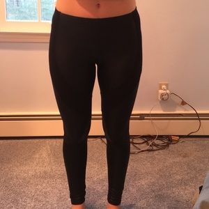 Faux leather leggings