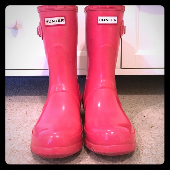 HUNTER Rain Boots! Pink