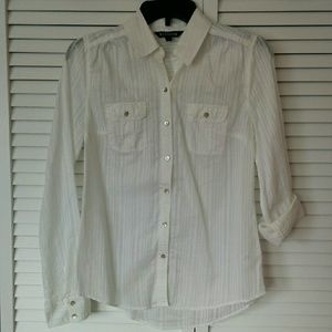 Express white buttoned shirt