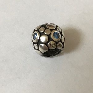 Pandora Blue Bubbles Charm